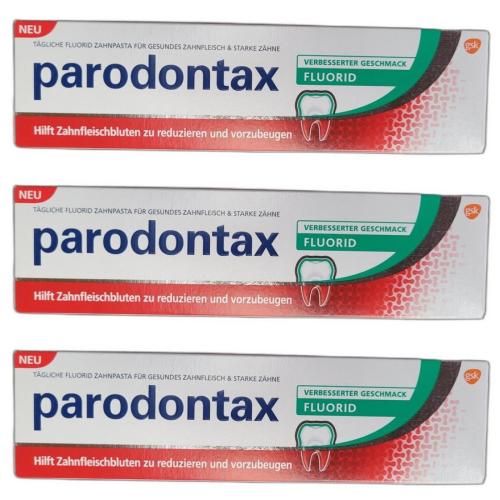 3 x parodontax Zahncreme fluorid Tube 75ml