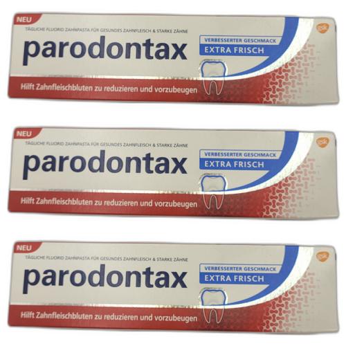 3 x Parodontax Zahncreme extra frisch Tube 75ml