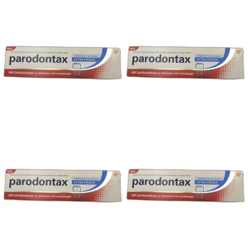 4 x Parodontax Zahncreme extra frisch Tube 75ml