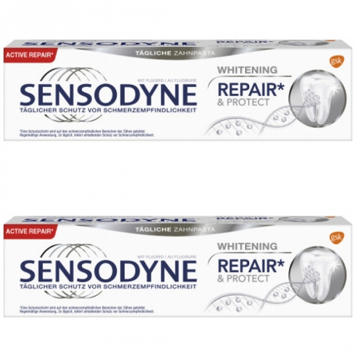 2 x Sensodyne repair + protects white Tube 75ml
