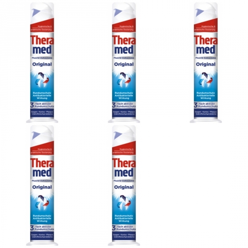 5 x Theramed Splung Original 100ml