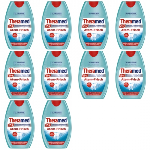 10 x Theramed 2 in1 Atem-Frisch Theramed 2 in 1 75ml