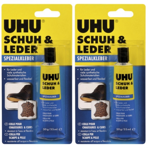 2 x Uhu Schuh und Leder 30g