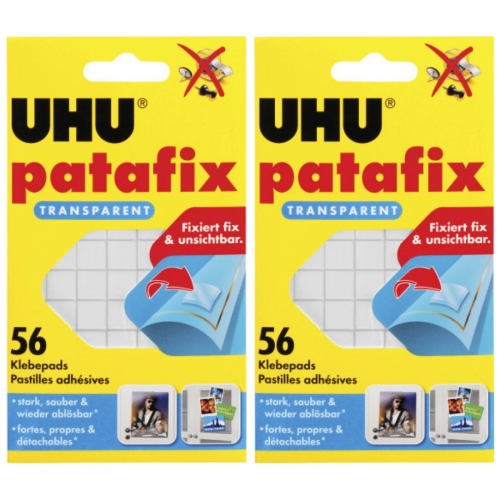 2 x Uhu Patafix transparent