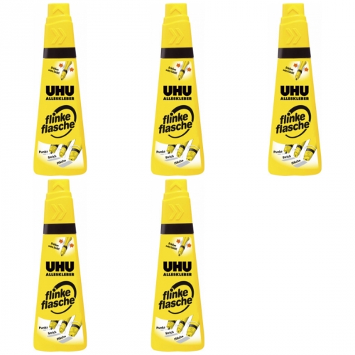 5 x Uhu Flinke Flasche 90g