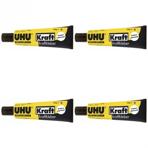 4 x Uhu Alleskleber Kraft 125g