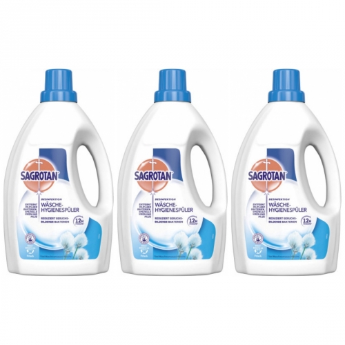 3 x Sagrotan Wsche Hygienespler Waschmittel 1,5 Liter