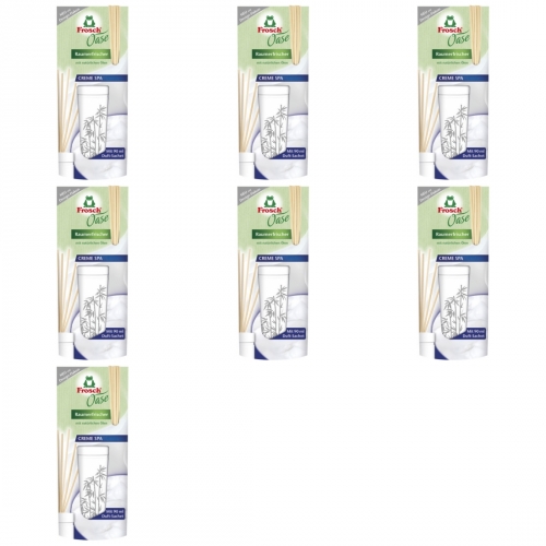 7 x Frosch Oase Raumerfrischer Creme Spa 90ml