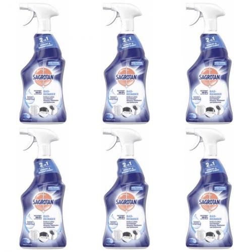 6 x Sagrotan Badreiniger Ozeanfrische Desinfiziert zu 99,9% 750ml