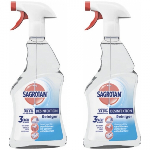 2 x Sagrotan Hygienereiniger Allzweckreiniger 500ml Flasche