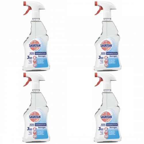 4 x Sagrotan Hygienereiniger Allzweckreiniger 500ml Flasche