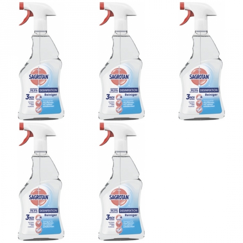 5 x Sagrotan Hygienereiniger Allzweckreiniger 500ml Flasche