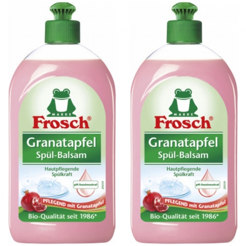 2 x Frosch Spülbalsam Granatapfel 500ml Flasche