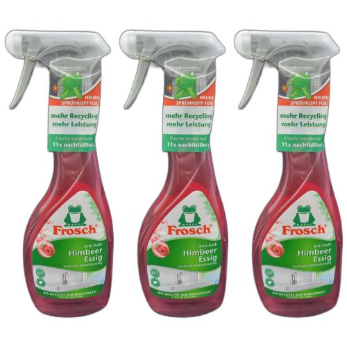 3 x Frosch Himbeer-Essig 500ml Flasche