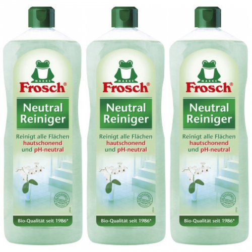 3 x Frosch Neutralreiniger 1L Flasche