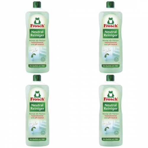 4 x Frosch Neutralreiniger 1L Flasche