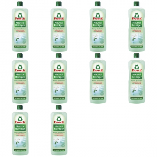 10 x Frosch Neutralreiniger 1L Flasche