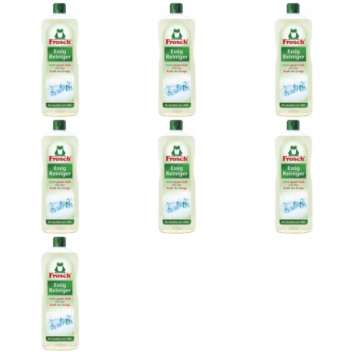 7 x Frosch Essigreiniger 1 L Flasche