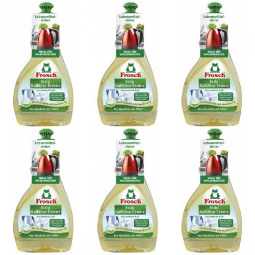 6 x Frosch Essig Kalklse-Essenz 300ml Flasche