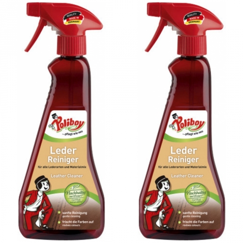 2 x Poliboy Lederreiniger 375 ml Sprhflasche