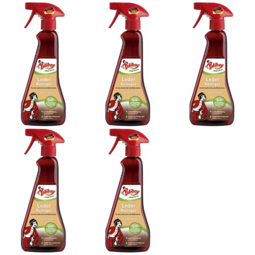 5 x Poliboy Lederreiniger 375 ml Sprhflasche