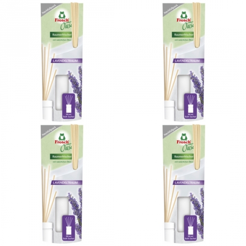 4 x Frosch Oase Lavendel Nachfller 90ml