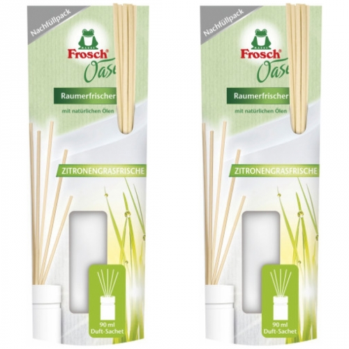2 x Frosch Oase Zitronengrasfrische 90ml Nachfller
