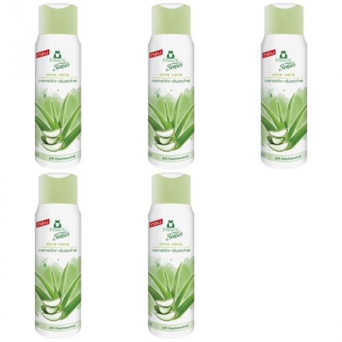 5 x Frosch Dusche sensitive Aloe 300ml Flasche