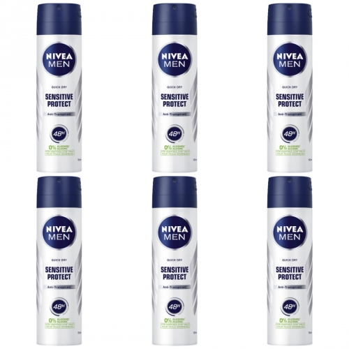 6 x Nivea Deo Sensitive Protect 150ml