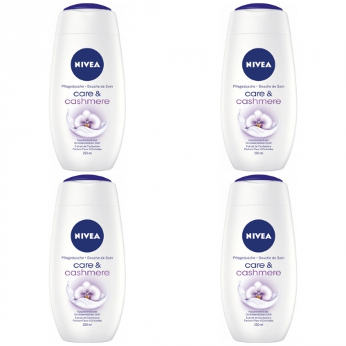 4 x Nivea Dusche Care & Cashmere 250ml