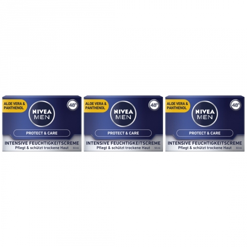 3 x Nivea Men Protect & Care 50ml