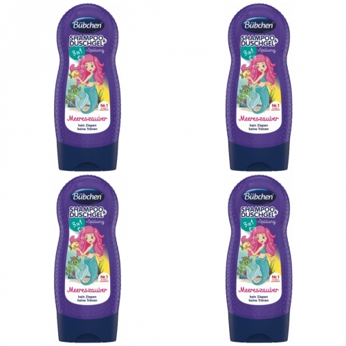 4 x Bbchen Shampoo und Duschgel 3in1 Meereszauber 230ml