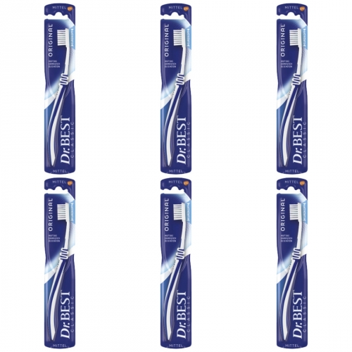 Dr.Best Zahnbrste Original Mittel 6 Stck