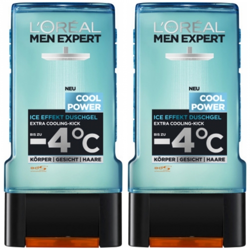 2 x LOreal Men Expert Duschgel Cool Power 300ml