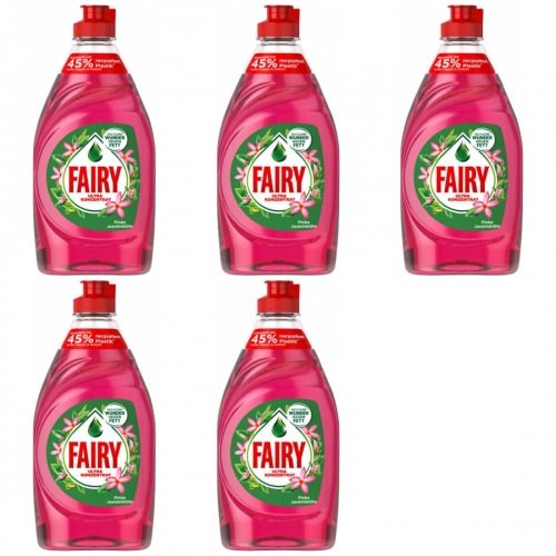 5 x Fairy Pinke Jasminblüte 450ml Flasche
