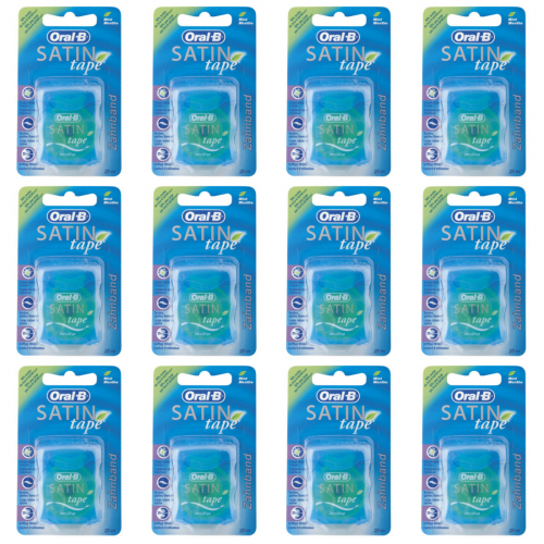 12 x Oral-B Satin-Tape 25 Meter