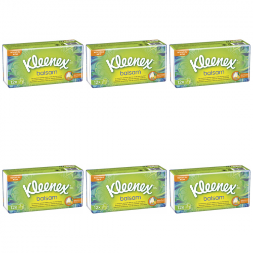 6 x Kleenex Balsam Taschentücher 12x 9 Packungen