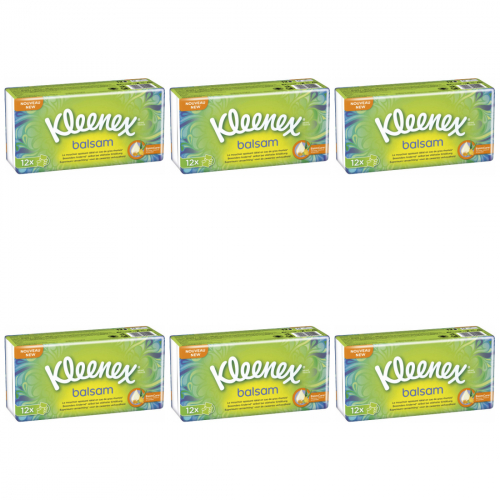 6 x Kleenex Balsam Taschentcher 12x 9 Packungen