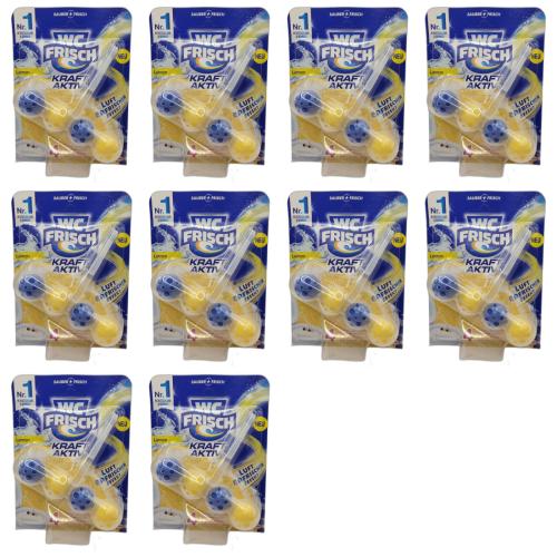 10x WC Frisch Kraft-Aktiv WC-Reiniger Lemon 50g