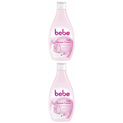 2 x Bebe Soft Shower Cream Cremedusche Pflegedusche 250ml Flasche