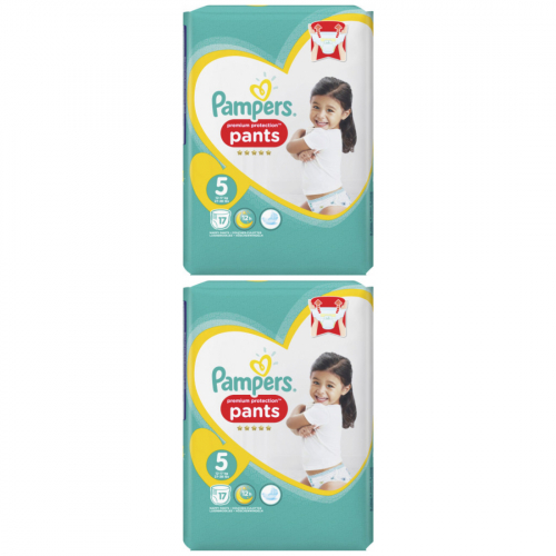 Pampers Premium Pants Gr.5 2 x 17 Stck