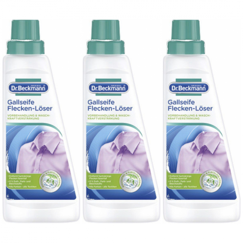 3 x Dr.Beckmann Gallseife Flecken Lser 500ml