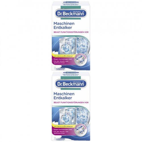 2 x Dr.Beckmann Maschinen Entkalker 2x50g