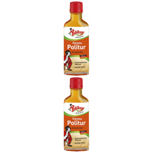 2 x Poliboy fixneu Politur Hell 100ml Flasche