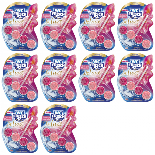 WC Frisch WC-Reiniger DeLuxe Delicate Magnolia 10 x 50g