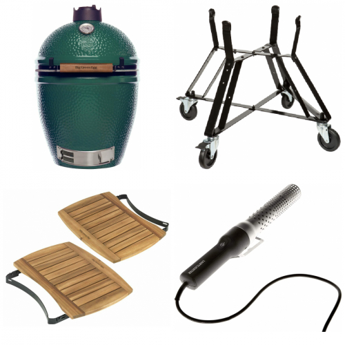 Big Green Egg Large inkl. Mover, Tisch, Looftlighter