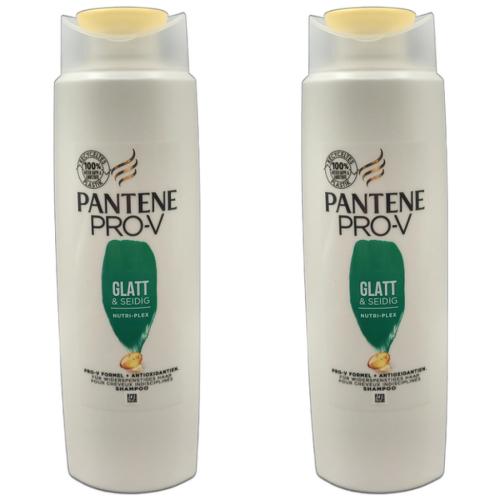 Pantene Pro V Glatt + Seidig Shampoo 2 x 300ml