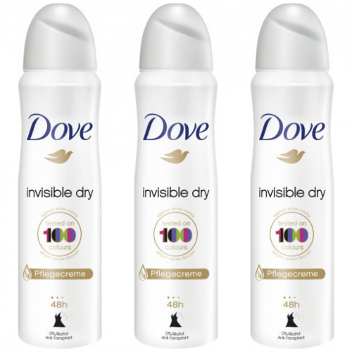 Dove Invisible Dry Anti-Transpirant Deodorant 3 x 150 ml