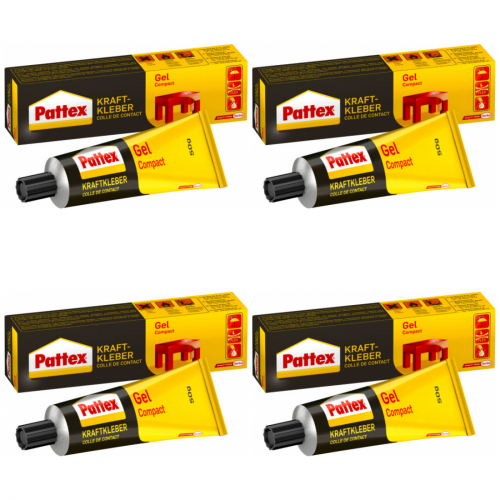 4 x Pattex Compact Kleber 50g