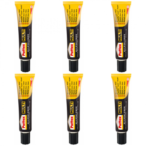 6 x Pattex Multi Alleskleber 20g